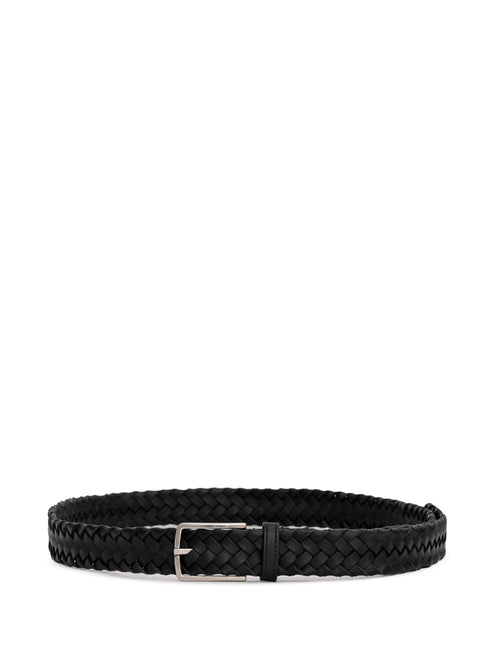 Bottega Veneta Cintura Padded in Pelle Motivo Intreccio da uomo