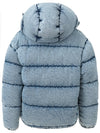 Miu Miu Piumino Puffy in Denim da donna