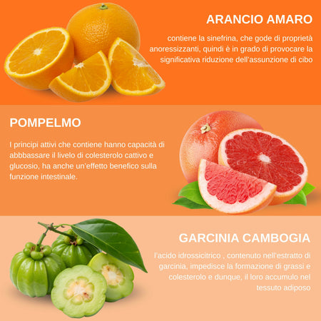 Dim.agro Integratore Dimagrante Naturale - Brucia Grassi E Stimola Il Metabolismo - Arancio Amaro, Limone, Pompelmo E Liquirizia - 60 Compresse Masticabili