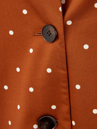 Lardini Giacca Trench a Pois da donna