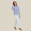 Pigiama Autunno/Inverno Donna Milk And Honey Stripes Cotone