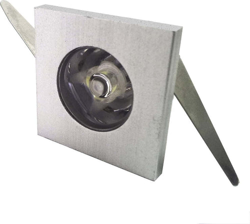 1W Faretto Incasso led Puntoluce 220V Quadrato Argento 100lm Illuminazione/Illuminazione per interni/Luci da incasso Zencoccostore - Formia, Commerciovirtuoso.it
