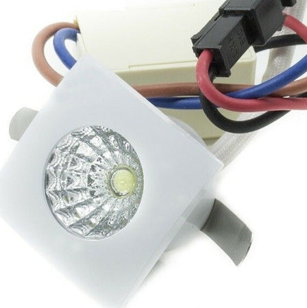 1W Faretto Incasso led Puntoluce 220V Quadrato Bianco 100lm Illuminazione/Illuminazione per interni/Luci da incasso Zencoccostore - Formia, Commerciovirtuoso.it