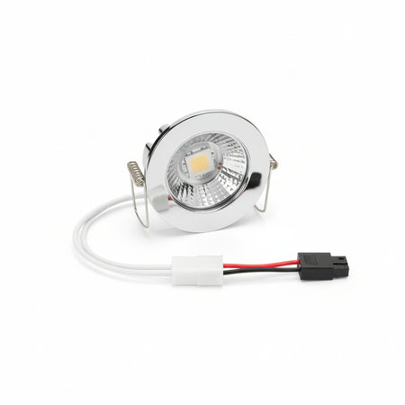 1W Faretto Incasso led Puntoluce 220V Rotondo Argento 100lm Illuminazione/Illuminazione per interni/Luci da incasso Zencoccostore - Formia, Commerciovirtuoso.it