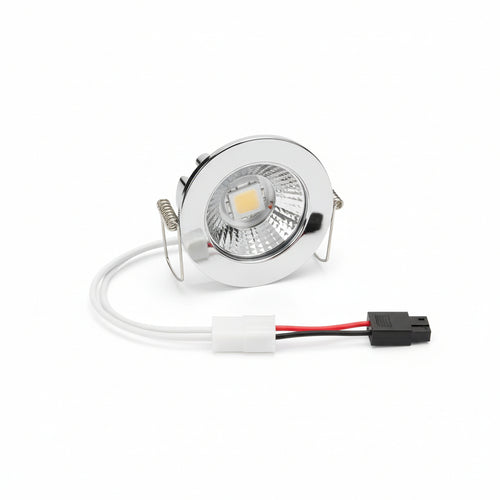 1W Faretto Incasso led Puntoluce 220V Rotondo Argento 100lm Illuminazione/Illuminazione per interni/Luci da incasso Zencoccostore - Formia, Commerciovirtuoso.it
