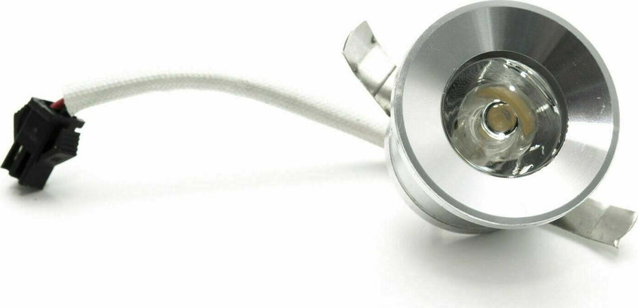 1W Faretto Incasso led Puntoluce 220V Rotondo Argento 100lm Illuminazione/Illuminazione per interni/Luci da incasso Zencoccostore - Formia, Commerciovirtuoso.it
