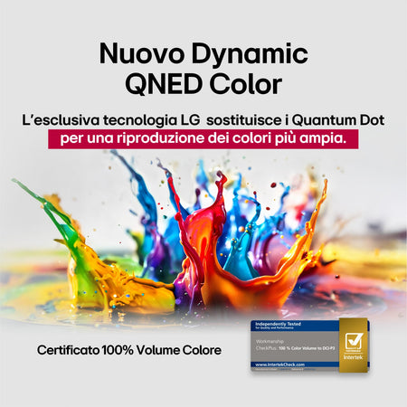 Lg 43QNED70A6A Smart TV 43 QNED 4K Ultra HD WebOS HDR10 Nero