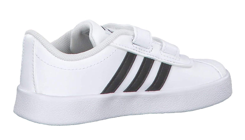 ADIDAS Tennis Bambino art. VL COURT 2.0 CMF I (DB1839) in ecopelle White/Black