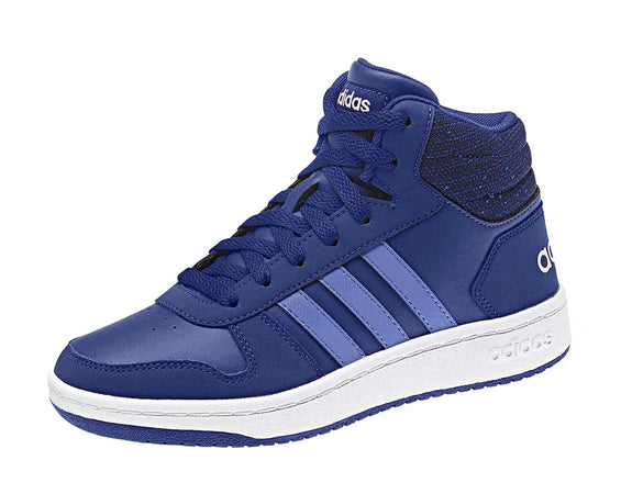 ADIDAS Basketball Ragazzo art. HOOPS MID 2.0 K (B75748) in ecopelle Blue
