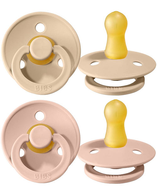 PACK 2 CIUCCI BIBS 0+COLOUR VANIGLIA E ROSA CIPRIA