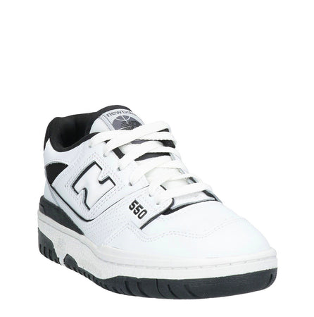 NEW BALANCE Sneakers Uomo art. BB550HA1 in pelle White/Black