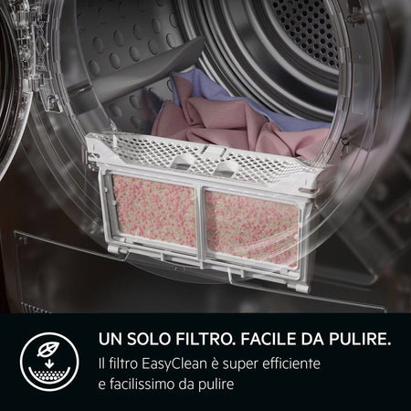 Asciugatrice Aeg TR8G83GW Serie 8000 AbsoluteCare Pompa di Calore 8 Kg
