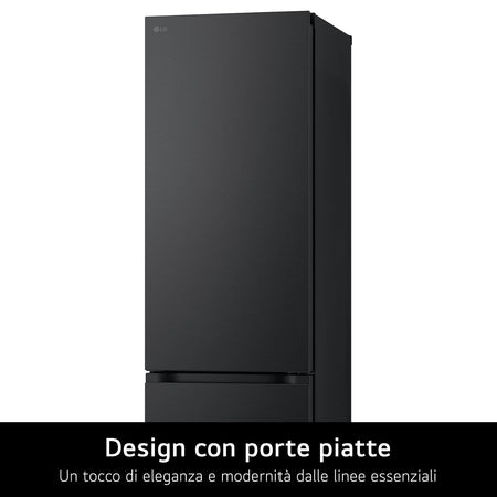 LG GBV7280DEV Frigorifero Combinato 387L Classe D No Frost Nero