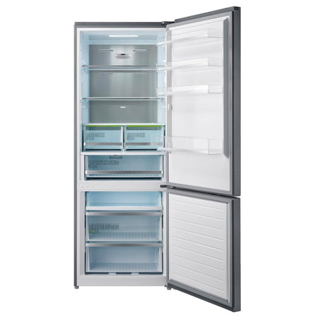Midea MDRB593FGE02 Frigorifero Combinato Total No Frost Inox 416L Classe E