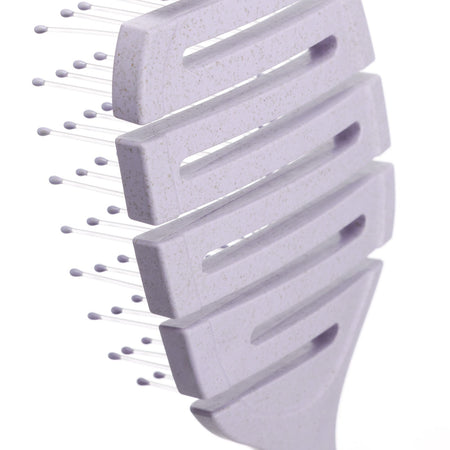 Spazzola Piatta Viola Muitomas HAIRBRUSHLVL per Adulti