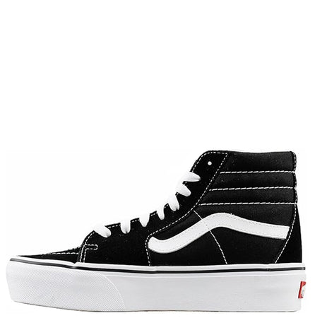 VANS Sneakers alte Donna art. Sk8-Hi Platform 2 (VN0A3TKN6BT1) in tela Black/True White