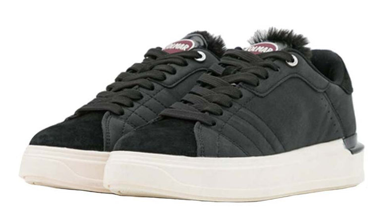 COLMAR Sneakers Donna art. CLAYTON FURY 131 in tessuto/suede Black