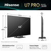 Hisense 65U7Q PRO Smart TV 65 ULED MiniLED 4K Ultra HD 165Hz VIDAA Nero