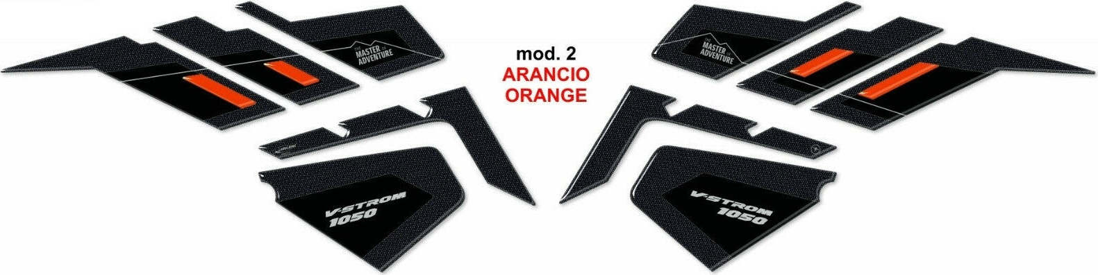 2-ADESIVI-3D-PROTEZIONI-LATERALI-SERBATOIO-MOTO-compatibili-SUZUKI-V-STROM-1050