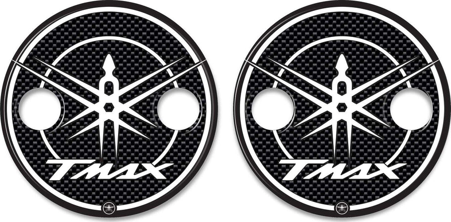 2-ADESIVI-in-resina-3D-CARTER-Scooter-compatibili-YAMAHA-TMAX-dal-2001-al-2016