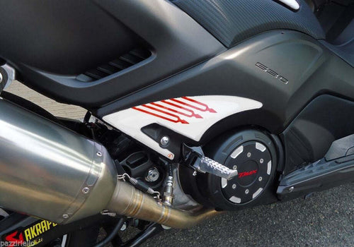 2-ADESIVI-in-RESINA-compatibili-per-YAMAHA-T-MAX-530-protezioni-PIEDI-PASSEGGERO