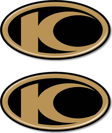 2-ADESIVI-LOGO-in-RESINA-gel-3D-compatibili-per-scooter-Kymco-Nero-ORO