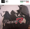 2-ADESIVI-per-MOTO-compatibili-BMW-R1250R-STICKERS-R-1250-R-NERO-ROSSO-12x3-cm