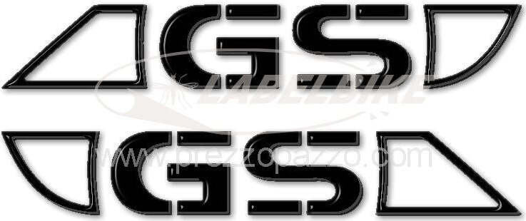 2-ADESIVI-resinati-3D-neri-SCRITTA-compatibile--per-SERBATOIO-MOTO-BMW-GS