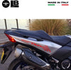 2-ADESIVI/STICKERS-Sottocarene-TMAX-compatibili-x-SCOOTER-YAMAHA-T-MAX-2001-2021