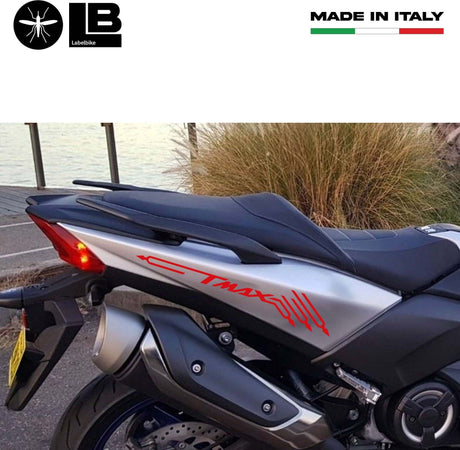 2-ADESIVI/STICKERS-Sottocarene-TMAX-compatibili-x-SCOOTER-YAMAHA-T-MAX-2001-2021