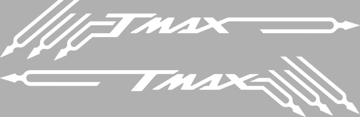 2-ADESIVI/STICKERS-Sottocarene-TMAX-compatibili-x-SCOOTER-YAMAHA-T-MAX-2001-2021