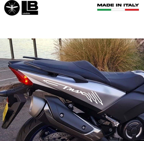 2-ADESIVI/STICKERS-Sottocarene-TMAX-compatibili-x-SCOOTER-YAMAHA-T-MAX-2001-2021