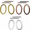 2 ANELLI ANELLO FERMAGLIO DESIGN MODERNO 16.5x9.5CM FERMATENDA RACCOGLI TENDE  Trade Shop italia - Napoli, Commerciovirtuoso.it