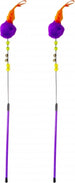 2 ASTE CON PIUMA CAMPANA CAMPANELLA PON PON SONAGLIO GIOCATTOLO PER GATTI GATTO  Trade Shop italia - Napoli, Commerciovirtuoso.it
