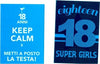 2 Biglietto Auguri Compleanno 18 Anni Blu Con Busta Keep Calm Testa Posto Super Casa e cucina/Hobby creativi/Materiali per hobby creativi/Forniture per feste/Biglietti di auguri Trade Shop italia - Napoli, Commerciovirtuoso.it