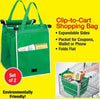 2 BORSE BORSA SHOPPING BAG CARRELLO SPESA CON GANCI PER APPENDERE SUPERMERCATO  Trade Shop italia - Napoli, Commerciovirtuoso.it