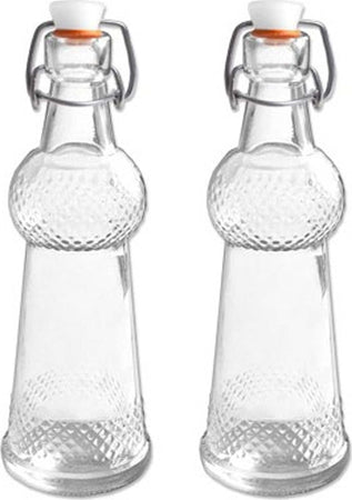 2 BOTTIGLIA BOTTIGLIE BOTTIGLIETTE IN VETRO CON MECCANICO CON GUARNIZIONE 75ML Casa e cucina/Stoviglie/Bicchieri e cristalli/Brocche carraffe e decanter/Brocche e caraffe Trade Shop italia - Napoli, Commerciovirtuoso.it