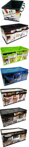 2 BOX CONTENITORI RICHIUDIBILI PORTATUTTO PORTA OGGETTI MONILI IN TNT 4308 Casa e cucina/Organizzazione interni/Organizzazione guardaroba/Contenitori sottoletto Trade Shop italia - Napoli, Commerciovirtuoso.it