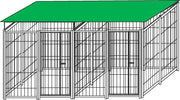 2 Box per Cani con Copertura Zincatura a Caldo Ciascuno da 200x200x Altezza 180 Cm Prodotti per animali domestici/Cani/Cucce gabbiette e recinzioni/Recinti da esterno Ogomondo - Martina Franca, Commerciovirtuoso.it