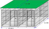 2 Box per Cani da Esterno Coperto con Zincatura a Caldo Ciascuno da 300x200x Altezza 180 Cm Prodotti per animali domestici/Cani/Cucce gabbiette e recinzioni/Recinti da esterno Ogomondo - Martina Franca, Commerciovirtuoso.it