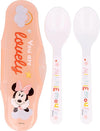 2 Cucchiai Per Bambini Prima Pappa Minnie Mouse Rosa Con Astuccio Per Bambini Prima infanzia/Allattamento e pappa/Stoviglie/Set di stoviglie Trade Shop italia - Napoli, Commerciovirtuoso.it