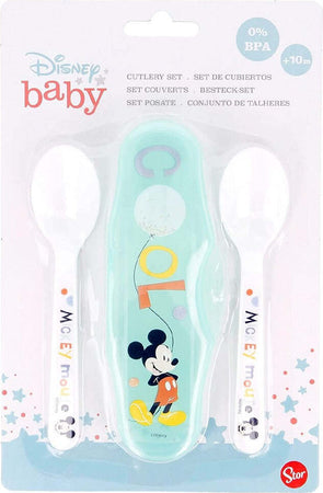 2 Cucchiai Per Bambini Prima Pappa Topolino Con Astuccio Mickey Mouse Prima infanzia/Allattamento e pappa/Stoviglie/Set di stoviglie Trade Shop italia - Napoli, Commerciovirtuoso.it