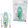 2-Cucchiai-Per-Bambini-Prima-Pappa-Topolino-Con-Astuccio-Mickey-Mouse
