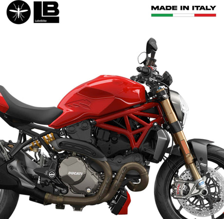 2-Esclusivi-Adesivi-3D-Protezione-Laterale-Serbatoio-Trasparente-Per-Moto
