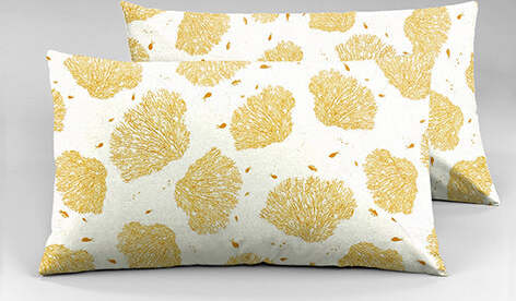 2-federe-coppia-di-federe-bifaccia-doubleface-stampa-digitale-100%-cotone-Made-in-Italy-CORALLI-TRE-PESCI-OCRA-SU-GRIGIO-/-BIANCO