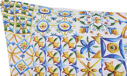 2-federe-coppia-di-federe-bifaccia-doubleface-stampa-digitale-100%-cotone-Made-in-Italy-MAIOLICHE-SICILIANE-/-BIANCO