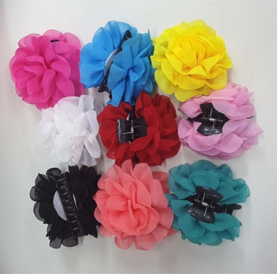 2 FERMAGLIO FERMAGLI PINZA FIORE MORBIDO MOLLETTA FERMA CAPELLI FERMACAPELLI  Trade Shop italia - Napoli, Commerciovirtuoso.it