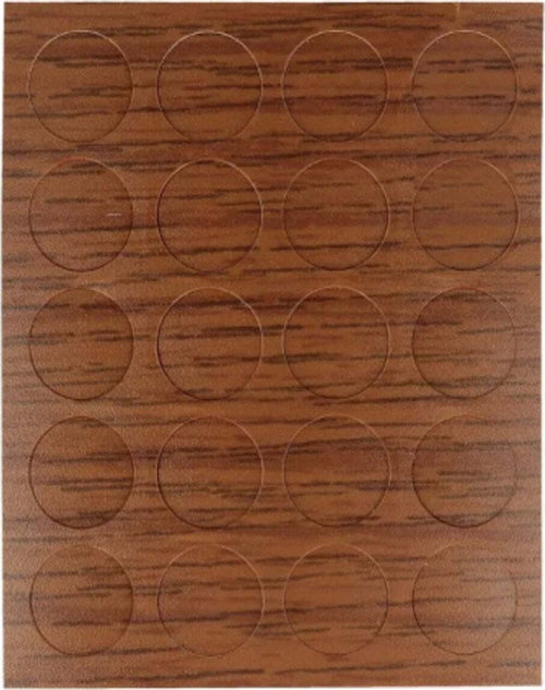 2-FOGLI---40-ADESIVI-COPRIVITE-Ø13MM---COLORE-LEGNO-NOCE
