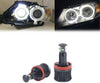 2 Lampadine LED Auto H8 20W Xenon Bianco CREE 20W Alta Potenza Angel Eyes per BMW E60 E61 E90 E92 E70 E71 E82 E89 1 3 5 Serie X5 X6 Z4