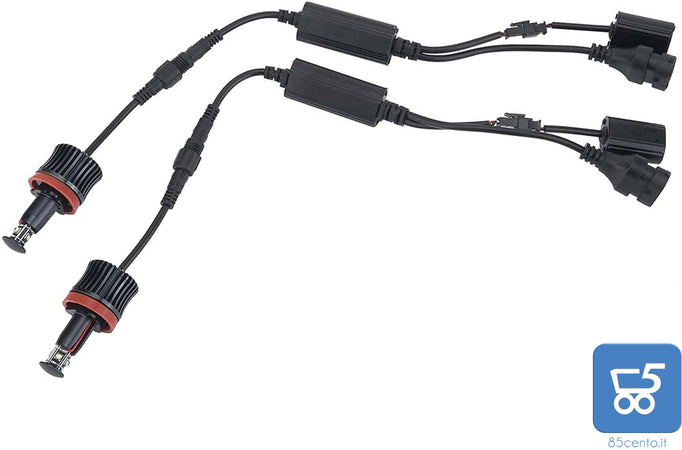 2 Lampadine LED Auto H8 20W Xenon Bianco CREE 20W Alta Potenza Angel Eyes per BMW E60 E61 E90 E92 E70 E71 E82 E89 1 3 5 Serie X5 X6 Z4